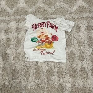 Berry Farm Women's White Pajama Top